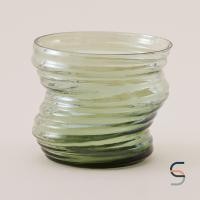 ราคา SARABARN Wide Mouth Glass Vase | แจกันตั้งโต๊ะ ทรงปากกว้าง สีเขียวอ่อน (25303195223)