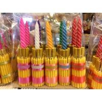 ราคา ธูปเทียนแพ เทียนแพไหว้ครู เทียนล้อมแบบตั้ง เทียนขมา ขนาดใหญ่ สูง 33 ซม.เทียนเกลียวจัมโบ้ 1 ถุงมี 10 ชุด คละสี ใช้สำหรับง (2278821302)