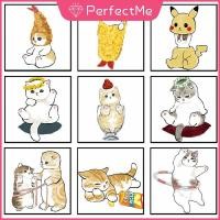 ราคา (พร้อมส่ง) ภาพจิตรกรรมปักครอสสติตช์คริสตัล รูปการ์ตูนแมว 5D ขนาด 30x30 ซม. สําหรับตกแต่งบ้าน DIY 1 ชุด 卡通 5244 (20445987629)