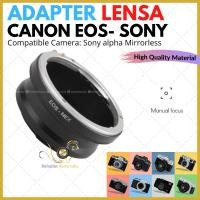 ราคา Canon EFS เป็น Sony E Mount Mirrorless EOS NEX a6000 a6500 อะแดปเตอร์เลนส์ (51551176048)