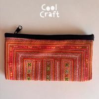 ราคา กระเป๋าผ้าปักมือชาวเขา ลายม้ง (สี Orange Slice) (51802221850)