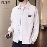 ราคา เสื้อแจ็คเก็ตผ้าลูกฟูกเสื้อเชิ้ตผู้ชายฤดูใบไม้ผลิฤดูใบไม้ร่วงสตรีทสวมแจ็คเก็ตชุดทํางานลําลองเสื้อผ้าด้านบนหลวมทุกการแข่งขันเสื้อผ้าผู้ชาย 4.16 (51958937524)