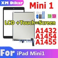 ราคา ใหม่สีดํา/สีขาวสําหรับ iPad Mini 1 1st A1432 A1454 A1455 หน้าจอสัมผัส Digitizer Sensor Glass + จอแสดงผล LCD หน้าจอแผง Monitor (48757685130)