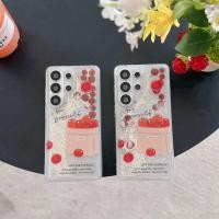 ราคา น่าสนใจ ของเหลว สไลเดอร์ มะเขือเทศ เคส For Samsung Galaxy S26 Ultra S26Plus S25 Ultra S25Plus S24 Ultra S24Plus Case รูปแบบใหม่ นางแบบคู่รัก ป้องกันการตก อ่อนนุ่ม เคสโทรศัพท์มือถือซัมซุง (50810219789)