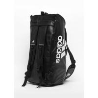 ราคา กระเป๋า​ adidas 2in1 หนัง​ PU​ สีดำ​ โลโก้ขาว สะพายหลังได้​ สะพายข้างได้​ ขนาด​ 50L (5141137486)