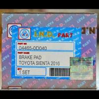ราคา ดิสก์เบรกหน้า TOYOTA SIENTA (22715008557)