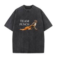 ราคา เสื้อยืดผู้ชาย แขนสั้น O-neck สไตล์วินเทจ พิมพ์กราฟิกลายลิงถือตุ๊กตา ทำจากผ้าฝ้ายคุณภาพ (44329122848)