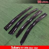 ราคา กันสาด กันสาดน้ำฝน subaru XV 2015 2016 2017 2018 สีดำ (47058866352)