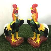 ราคา ไก่ รูปปั้นไก่ ไก่แก้บน ขนาด 17-18 นิ้ว 1 คู่ 2 ตัว (2340355275)