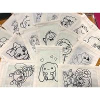 ราคา เพ้นท์ถุงผ้า ถุงผ้าดิบ ระบายสี ลายการ์ตูน2 - Eco Bag No color 2 (24574669036)
