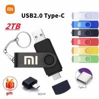 ราคา 2TB 3 in 1 USB Type C Micro OTG แฟลชไดรฟ์ 512gb flash disk 1TB pendrive type c สําหรับโทรศัพท์ Android (40014744106)