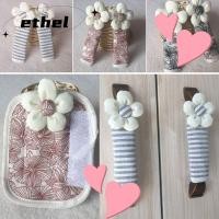 ราคา ETHEL ฝาครอบมือจับดอกไม้, ผ้าคลุมมือจับตู้เย็นแบบนุ่มลายดอกไม้, ผ้าคลุมลูกบิดประตูกันฝุ่นแบบหนาป้องกันไฟฟ้าสถิตย์ (46653229954)