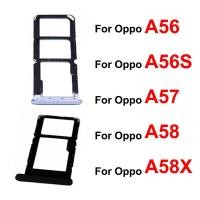 ราคา สําหรับ OPPO A56 A56s A57 A58 A58x 4G 5G ซิมการ์ดถาด Micro SD Card Reader Slot Dual SIM Card Socket Holder เปลี่ยน (29880549002)