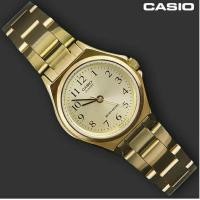 ราคา นาฬิกาข้อมือผู้หญิง casio รุ่น LTP-1130N-9B สายแสตนเลสีทอง แท้ 100% (7786742327)