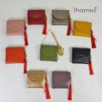 ราคา Thames กระเป๋าสตางค์หนังแท้ กระเป๋าใบจิ๋ว Wallets-TH60274 (21959485438)
