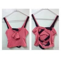 ราคา เสื้อสายเดี่ยว ไขว้หลัง (1265894427)