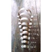 ราคา OMEGA CLAMP PIPE CLAMP 1/2" 3/4" 1" 1 1/4" 1 1/2" OMEGA GALVANIZED CLAMPS (45557938075)