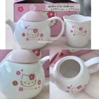 ราคา new (keep unused) | ชุดเซ็ทกาน้ำชาคิตตี้ hello kitty tea pot ของแท้พร้อมกล่อง (43808335616)