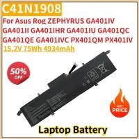 ราคา แบตเตอรี่แล็ปท็อป C41N1908 15.2V 75Wh 4934mAh สําหรับ Asus Rog ZEPHYRUS GA401IU GA401QC GA401QE GA401IV GA401II GA401IHR คุณภาพสูง (47660124067)