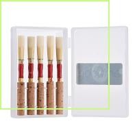 ราคา wecanhome-TH ทั่วไป 5 ชิ้น Oboe Reeds บีบีคลาริเน็ตพร้อมเคสพลาสติกแบบดั้งเดิมสำหรับผู้เริ่มต้นและผู้เล่น (56059879565)