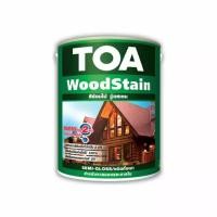 ราคา TOA สีย้อมไม้ กึ่งเงา WoodStain #S04 Redwood (กล) (27301640219)