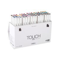 ราคา TOUCH TWIN 60 BRUSH MARKER SET B / มาร์คเกอร์หัวพู่กัน-หัวตัดขนาดกลาง เซ็ต 60 แท่ง (โทนสี B) แบรนด์ Touch จากประเทศเกาหล (15358079227)