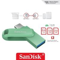 ราคา SanDisk Dual Drive Go 64GB 128G 256GB USB3.1 สีเขียว FlashDrive Type C (SDDDC3-G46AG) แฟลชไดรฟ์ (6740646018)