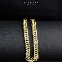 ราคา สร้อยข้อมือทอง 9K ITALY ลายเลสแบนแฟนซี (42280765222)