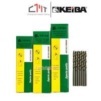 ราคา KEIBA ดอกสว่านเจาะเหล็ก HSS ขนาด 0.5 - 7.0 mm. (มิล) (ขายเป็นกล่อง กล่องละ 12 ดอก) (21077249042)