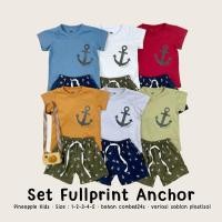 ราคา เสื้อยืดสมอและชุดกางเกงเด็กสับปะรดพิมพ์ลายเต็มสับปะรด (40305767651)