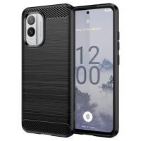 ราคา สําหรับ Nokia X30 5G Brushed Texture เคสโทรศัพท์ TPU คาร์บอนไฟเบอร์ (48410517180)
