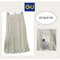 ราคา กระโปรงพลีทยาว ผ้าลูกไม้ มือสอง งานแบรนด์ GU ราคา 60 บาท (19216440295)