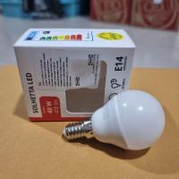 ราคา [IKEAแท้] หลอดไฟ LED E14 หลอดกลม แก้วฝ้า (2073275576)