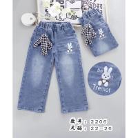 ราคา LS เด็ก | ขายส่งขายส่ง | 2206 กางเกงยีนส์ขายาวเด็กผู้หญิง | 6-10 ขวบ | ราคาต่อ5ชิ้นไม่ต่อตัว (29972109666)
