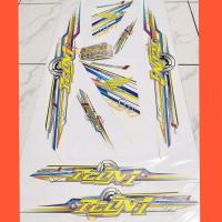 ราคา UNGU HONDA BEAT FI 2012-2015 สติ๊กเกอร์แถบรถจักรยานยนต์ TRANSPARENT ICON-I MOTIF UV สีส้มสีม่วง (29035968999)
