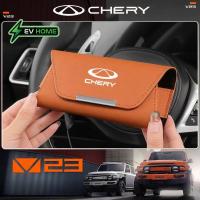 ราคา 2025 chery V23 ev ยี่ห้อใหม่ SUV พิเศษรถอุปกรณ์เสริมรถแว่นตากรณีรถแว่นตากันแดดผู้ถือคลิป (41980873667)