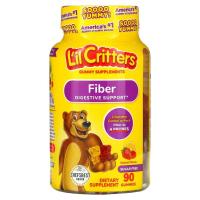 ราคา L'il Critters Kids Fiber Gummy Bears Supplement, 90 Count ใยอาหารรสผลไม้เคี้ยวหนึบ (48551297977)