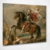 ราคา Equestrian Portrait Of The Duke Of Buckingham Peter Paul Rubens, ppr67 ภาพพิมพ์บนผ้าใบแคนวาส (26084809636)
