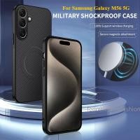 ราคา รูปแบบคาร์บอนไฟเบอร์สําหรับ Samsung Galaxy M56 5G 2025 Galaxy M56 F56 M54 F54 M14 F14 M33 4G 5G PC Hard กรณีแม่เหล็กชาร์จไร้สายกรณีธุรกิจเคสโทรศัพท์ฝาหลัง (29886806402)