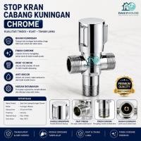 ราคา DAILY98 - CHROME BRASS BRANCH STOP FAUCET / TOTO MODEL CLOSET STOP FAUCET (52410636954)