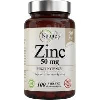 ราคา Zinc 50mg [] Immune port System จาก Zinc (OxideCitrate) 100 เม็ด ผลิตโดย Natures Potent (52160214665)