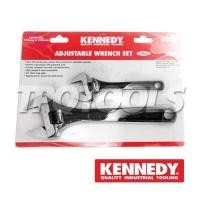 ราคา ประแจเลื่อนสีดำขนาด 6"10" (2ตัว/ชุด)PHOSPHATE FINISH KEN5010620K "KENNEDY" รับประกันสินค้าแท้ 100% (43211797972)