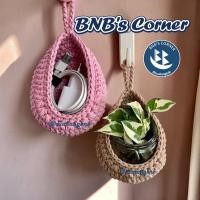 ราคา บีเอ็นบี|กระเป๋าแขวนไหมพรม | กระเป๋าสานใบเล็ก| กระเป๋าทรงหยดน้ํา| กระเป๋ารังไหม | ของขวัญทํามือ (48009855247)