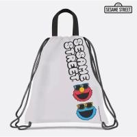 ราคา (REDMONZTER) : SST3-กระเป๋าเป้เชือกรูด : Elmo&Cookie Monster Drawstring Backpack W34xH43 cm.-WH (23740877921)