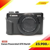ราคา [USED] Canon Powershot G7X Mark II / เลนส์มีรอย / มีฝุ่น / ปุ่มทิศทางซ้ายกดไม่ได้ (47300757876)