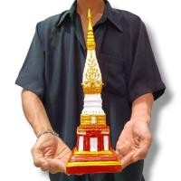 ราคา พระธาตุพนม องค์จำลอง สูงประมาณ12นิ้ว งานเรซิ่นลงสีเสมือนจริง บูชาแทนพระธาตุพนมองค์จริงได้ที่บ้าน (23082722037)