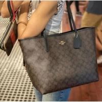 ราคา Coach toe ใบใหญ่ 17 นิ้ว ไม่มีซิป ใหม่แท้พร้อมส่ง (41777005749)