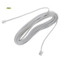 ราคา Belinda7 9M 30ft RJ11 6P2C Modular โทรศัพท์สายโทรศัพท์ลวดสีขาว (44080432637)