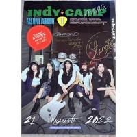 ราคา ใส่case a3 พร้อมส่ง SR โปสเตอร์ลายเซ็นต์ สตางค์ bnk48 งาน indy camp stang bnk48 (13597540095)