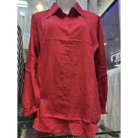 ราคา KEMEJA RAYON NEZIA เสื้อเชิ้ตผู้หญิง Top Code 636 Basic Blouse Plain Long Sleeve Premium (56203356823)